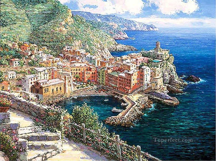 mt018 Aegean Mediterranean Oil Paintings